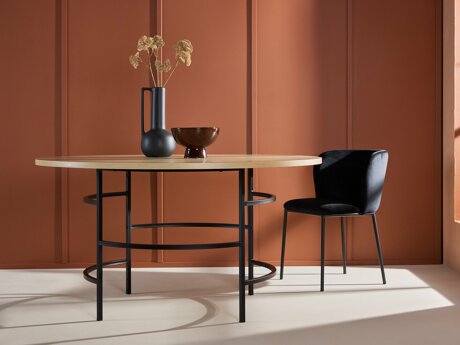 Tafel Dallas 4695 (Zwart + Lichtbruin)
