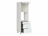 Moodulkapp sisseehitatud seadmete jaoks Top White 133