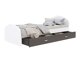 Cama Aurora 177 (Blanco + Gris)