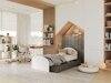 Cama Aurora 177 (Blanco + Gris)