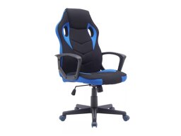 Bureaustoel Detroit 692 (Zwart + Blauw)