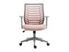 Bureaustoel Detroit 694 (Grijs + Roze)