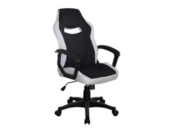 Chaise de bureau Detroit 690 (Blanc + Noir)