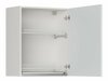 Модулен окачен шкаф със стойка за съдове Top White 152