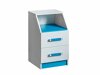 Ladeblok Sorviru 102 (Wit + Turquoise)