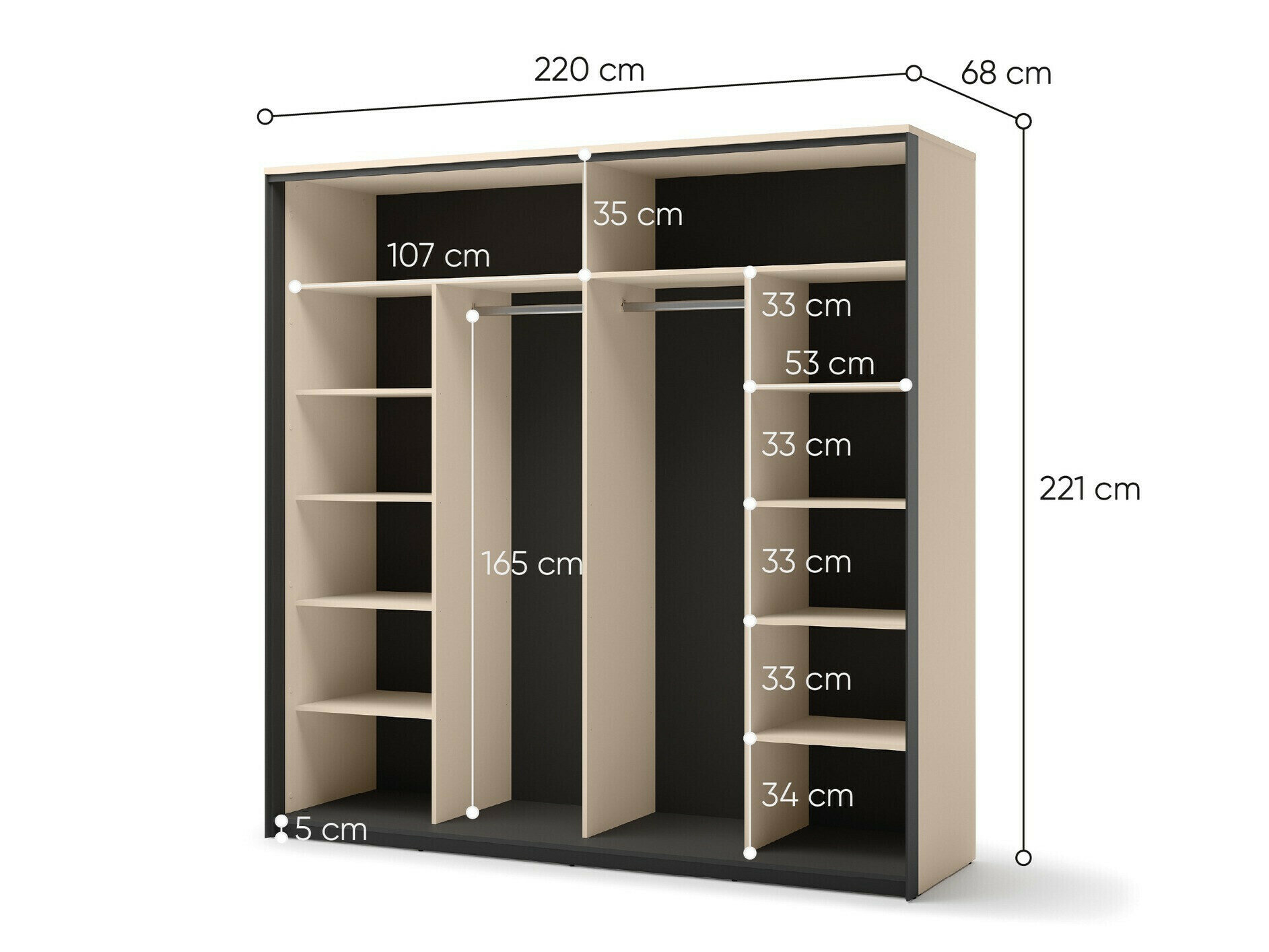 Soveværelsessæt Virmoro 106