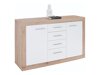 Ladekast Romfera 100 (Wit + San Remo eik)