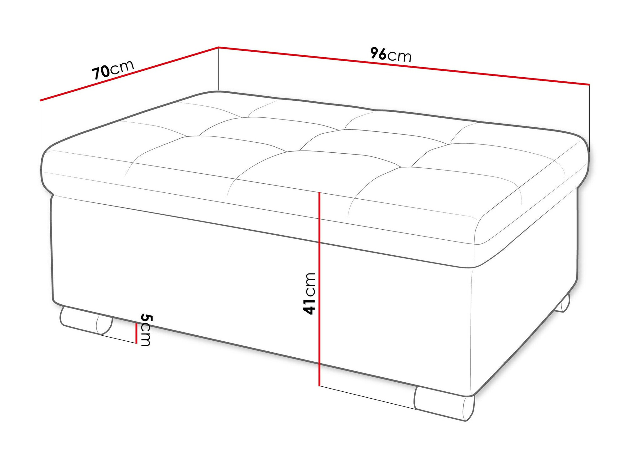 Polstret bænk Comfivo Gemma I (Clara 215.02)