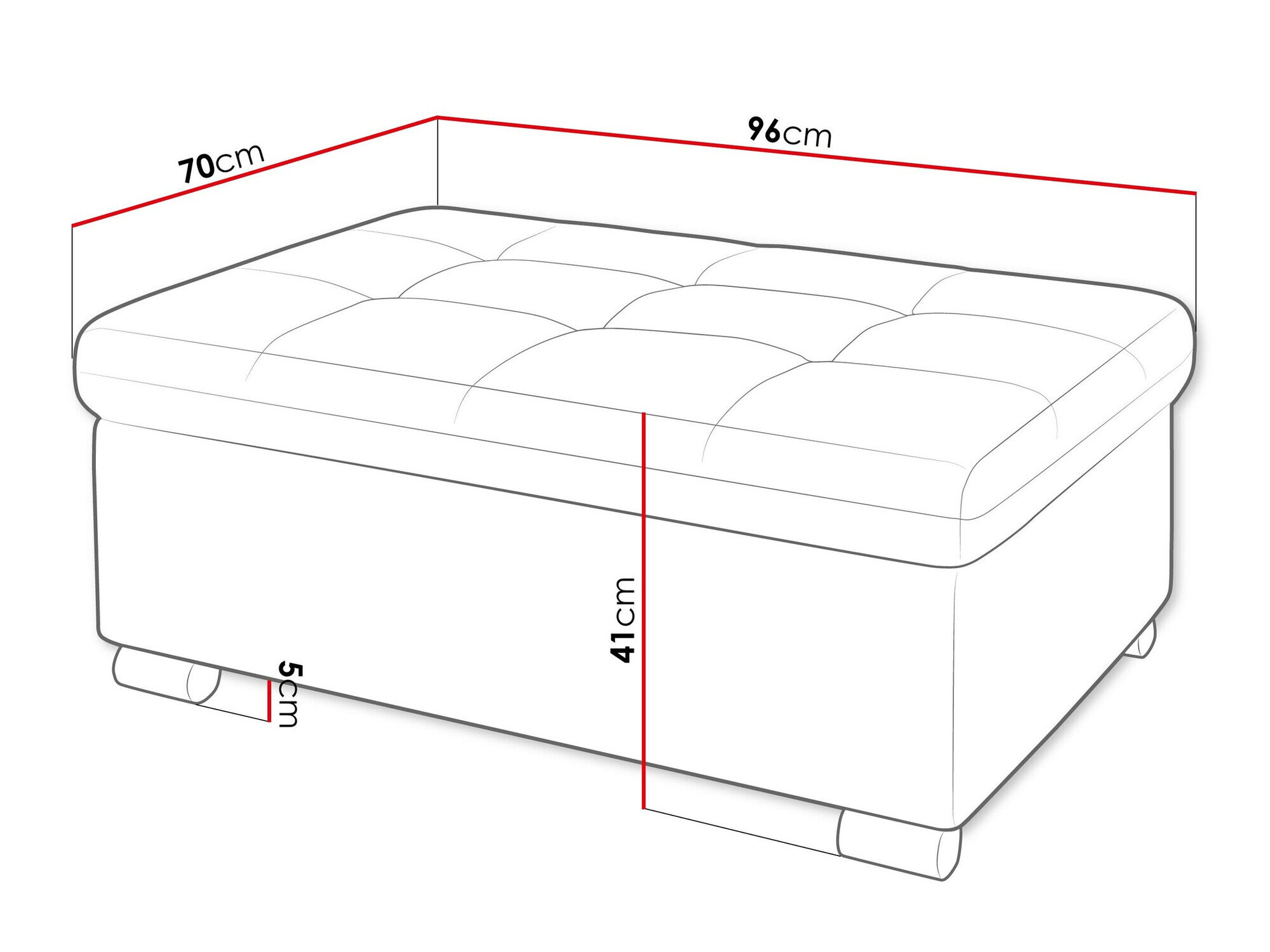 Polstret bænk Comfivo Gemma I (Clara 215.03)