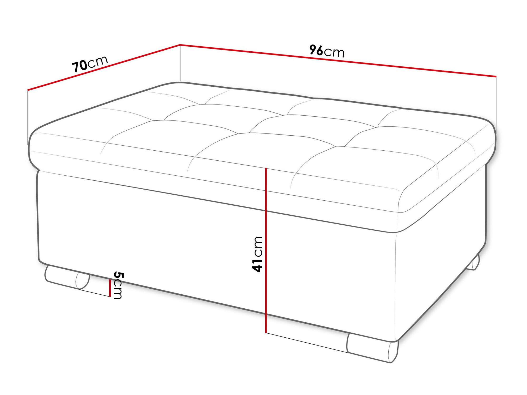 Polstret bænk Comfivo Gemma I (Clara 215.10)