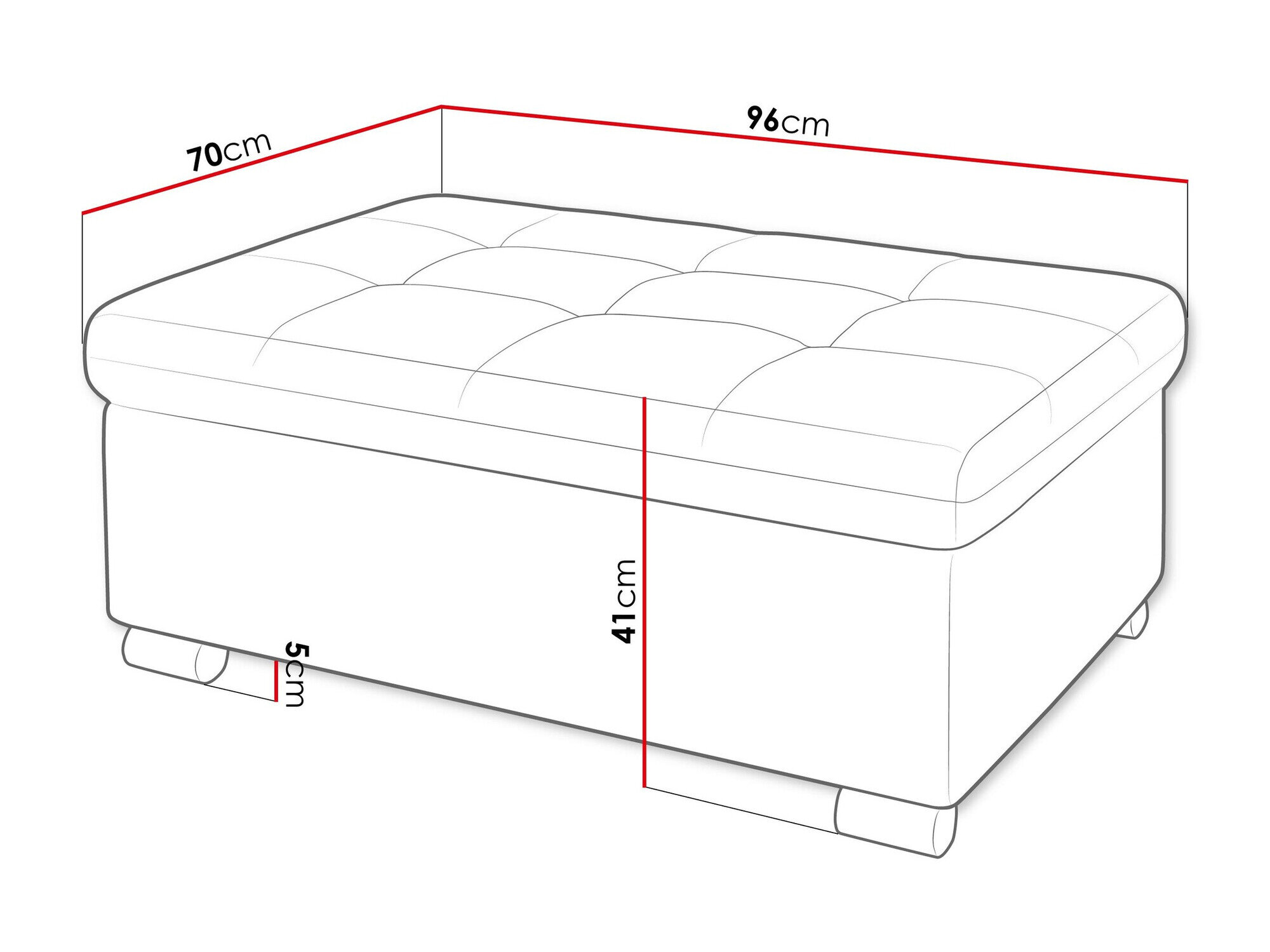 Polstret bænk Comfivo Gemma I (Clara 215.11)