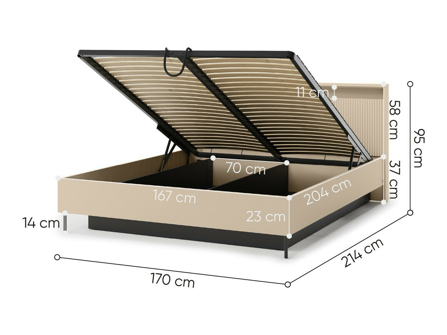 Soveværelsessæt Lorfera 110