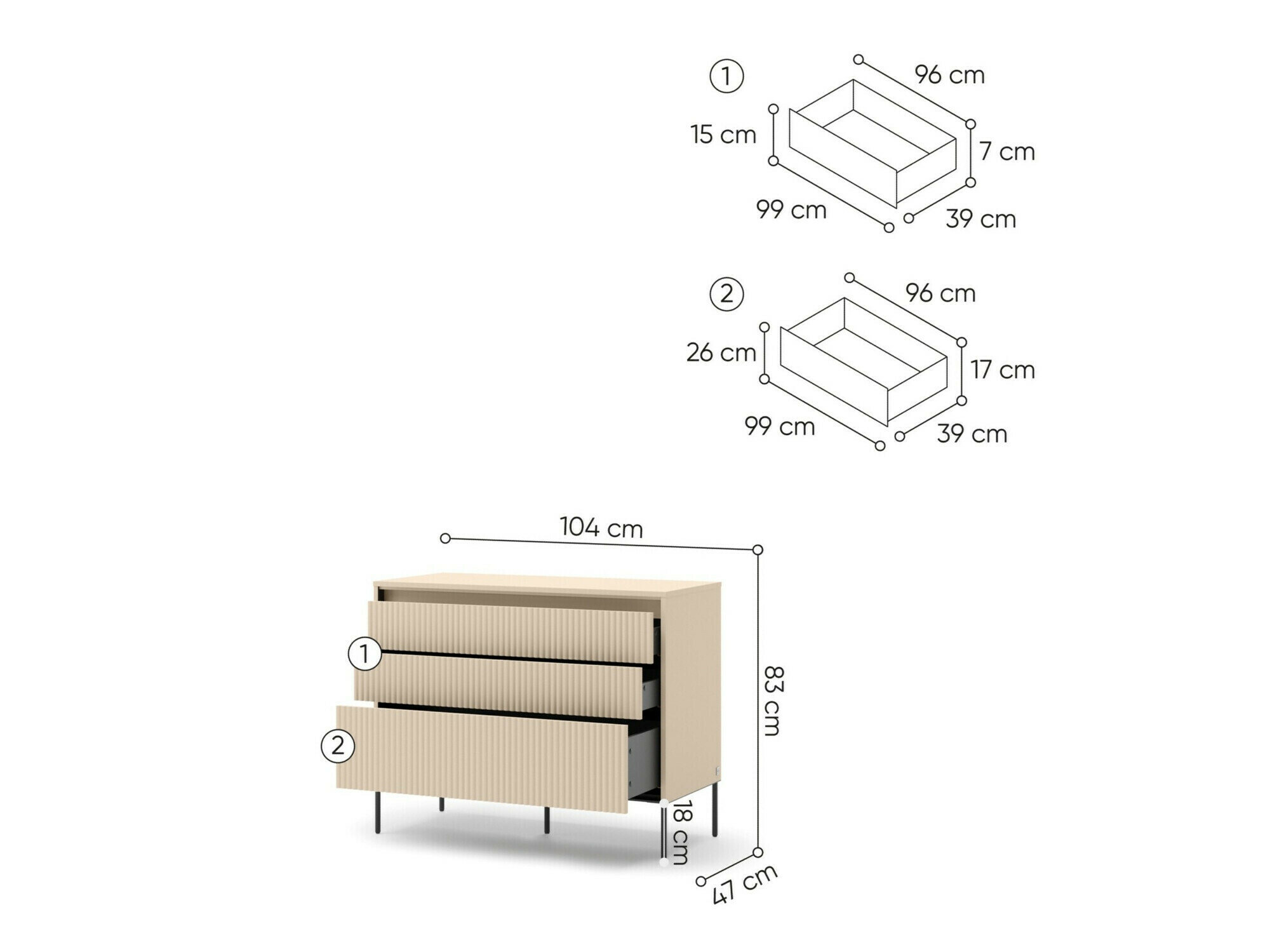 Soveværelsessæt Lorfera 110
