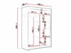 Armoire Closico 128 (Chêne foncé)