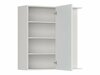 Modularna kotna stenska omarica Eva White 161