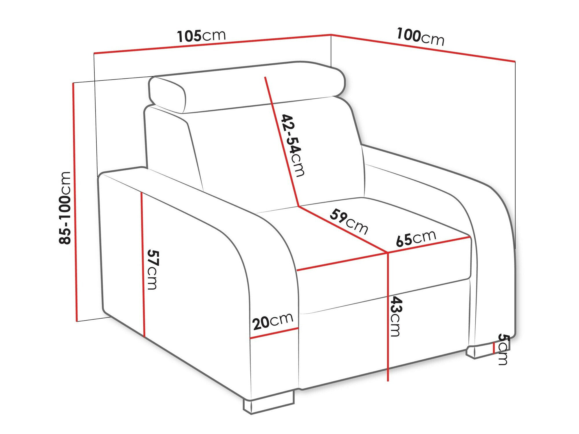 Lænestol Etrcala 104 (Crown 2)