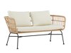 Bank voor buiten Dallas 5187 (Licht hout + Beige)
