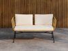 Bank voor buiten Dallas 5187 (Licht hout + Beige)