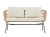 Bank voor buiten Dallas 5187 (Licht hout + Beige)