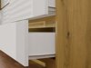 Ladekast Elbvelu 102 (Artisan eiken + Wit)