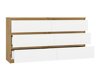 Ladekast Elbvelu 102 (Artisan eiken + Wit)
