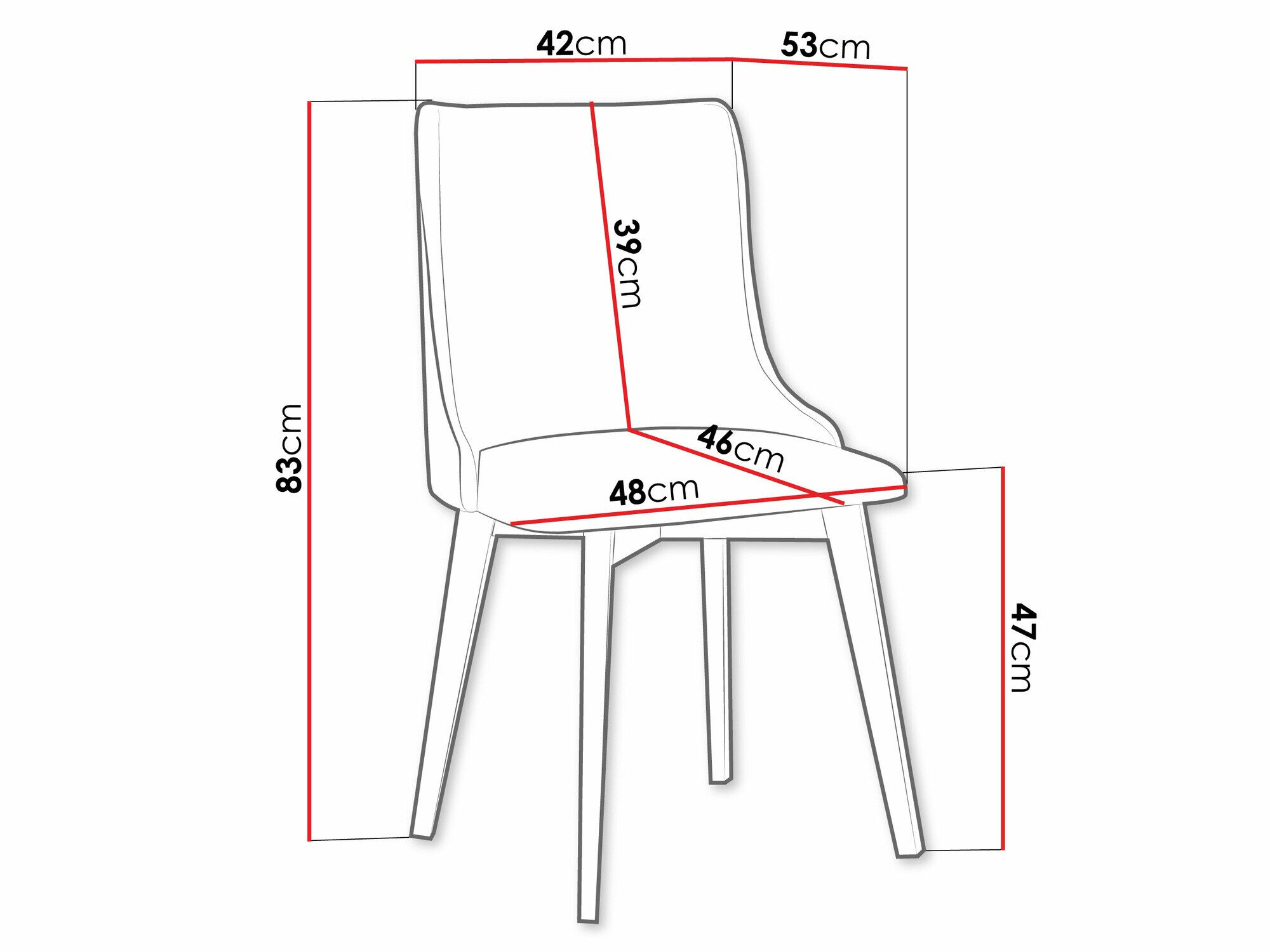 Stol Victorville 364 (Hvid)