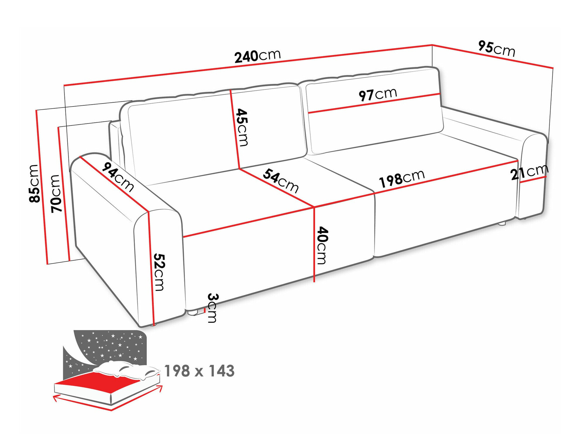 Diivanvoodi Stonecrest 107 (Sierra 748)