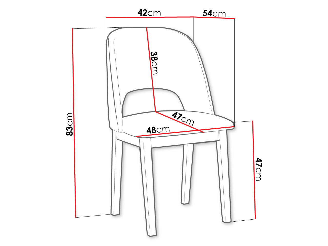 Stol Victorville 333 (Hvid)