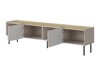 TV-meubel Melbela 107 (Licht olijfboom + Eiken)