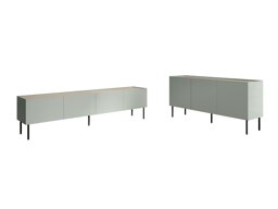 Woonkamerset Melbela 109 (Licht olijfboom + Eiken)