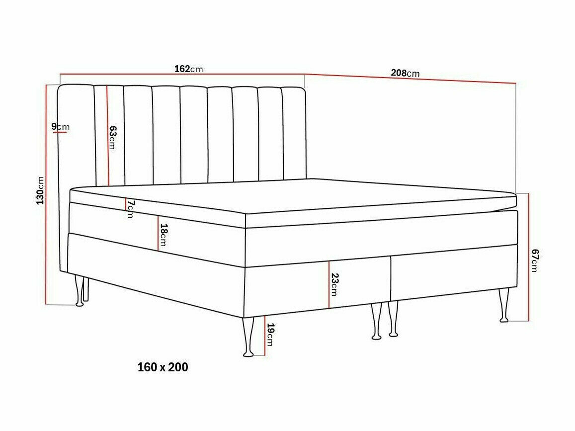 Kontinentālā gulta Seattle 205 (Verita 01)