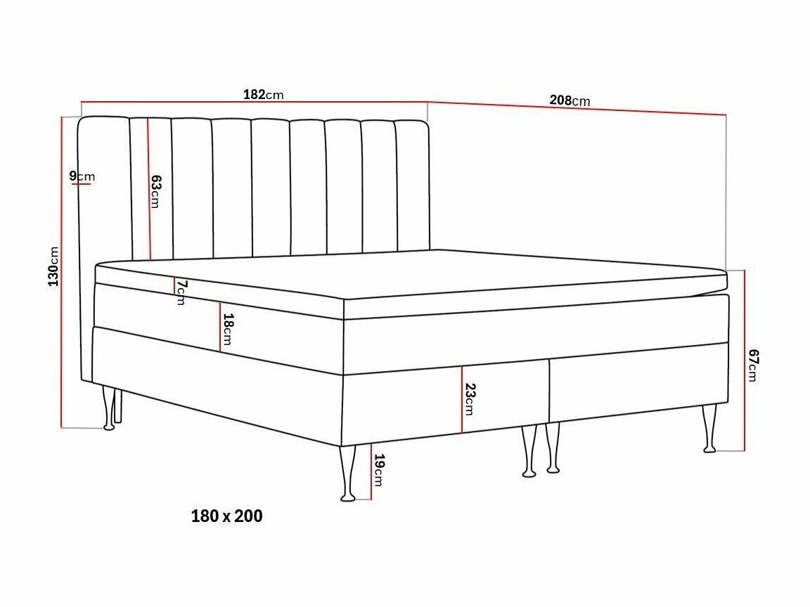 Kontinentālā gulta Seattle 205 (Verita 01)