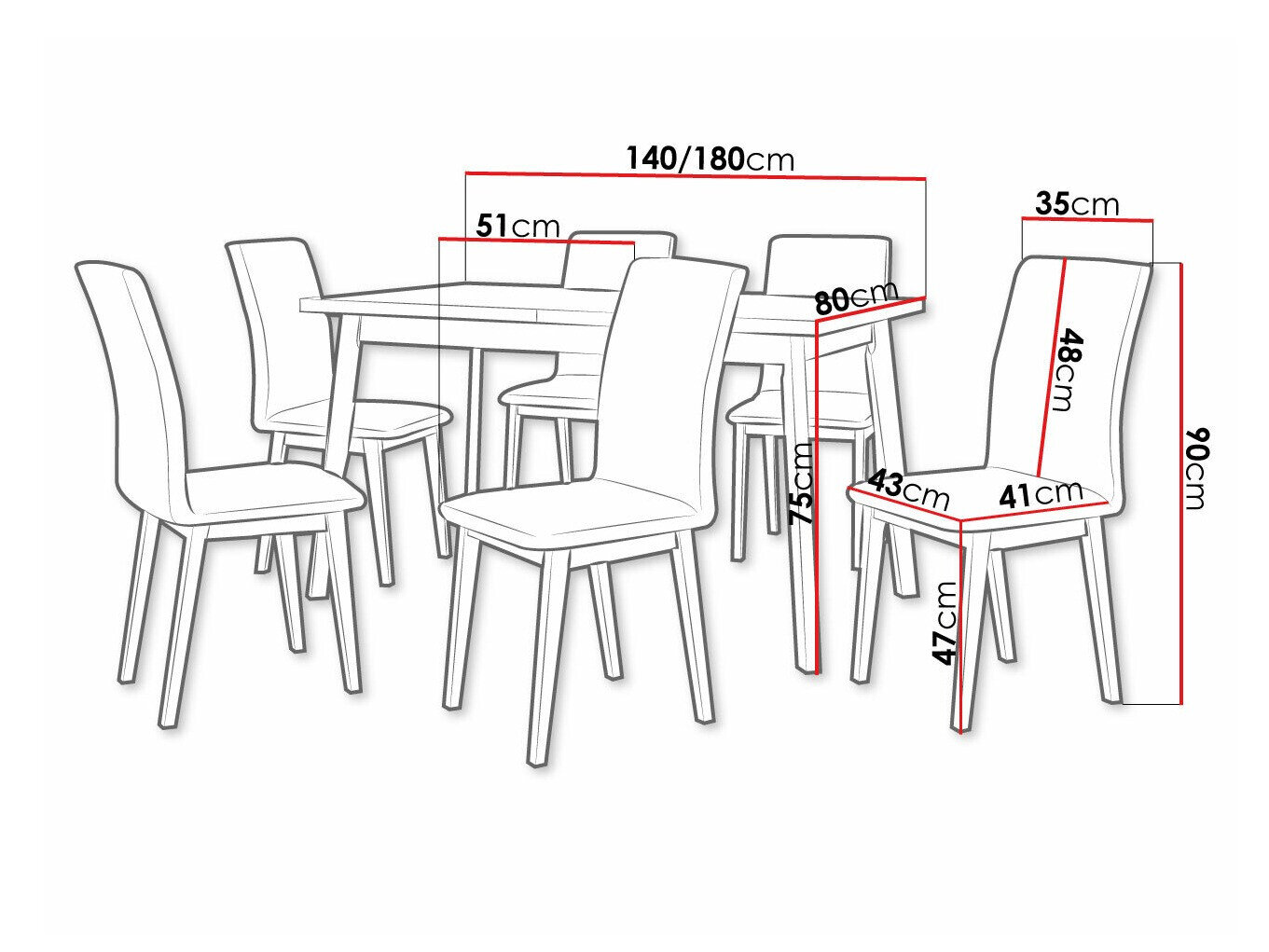 Spisestuesæt Victorville 288 (Artisan eg + Sort)