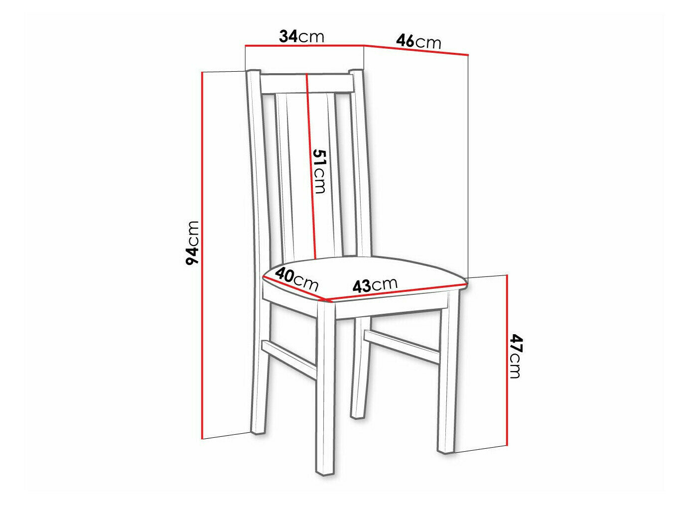 Stol Victorville 143 (Nød)