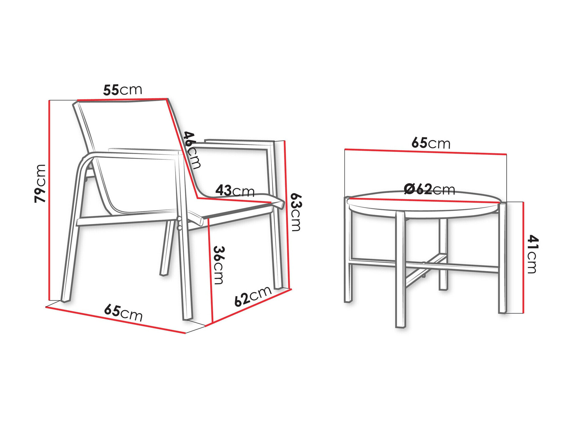 Balkonsæt Richardson 134