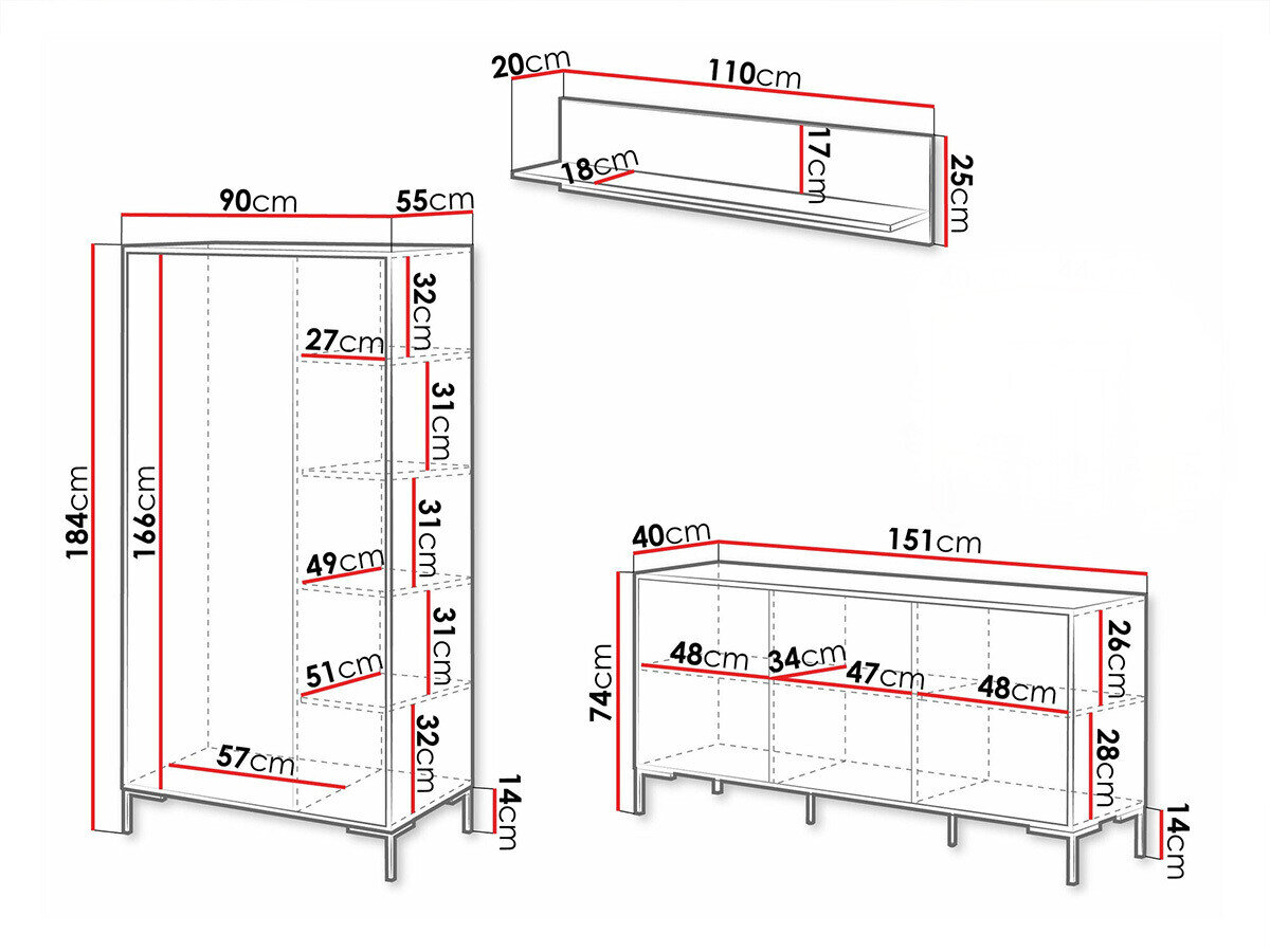 Stuemøbelsæt Etrfelu 111