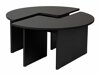 Set de măsuțe de cafea Novato 114 (Negru)