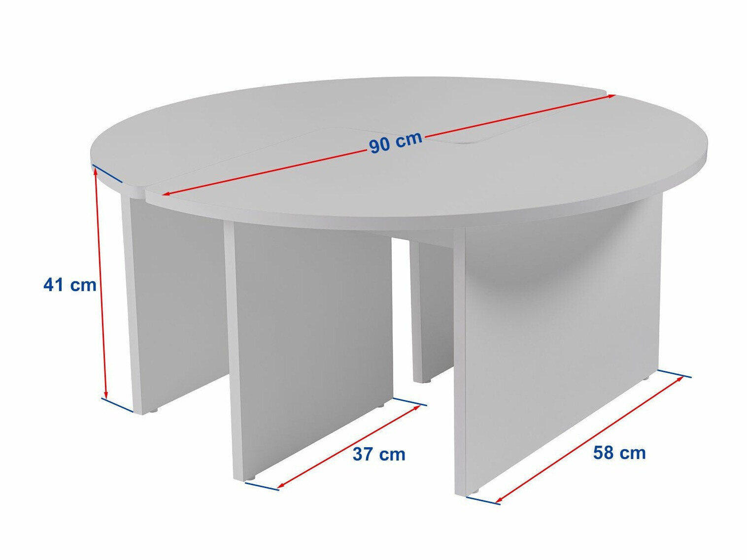 Set de măsuțe de cafea Novato 114 (Negru)