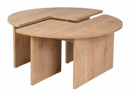 Set de măsuțe de cafea Novato 114 (Stejar)