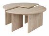 Set stolića za kavu Novato 114 (Svijetli travertin)