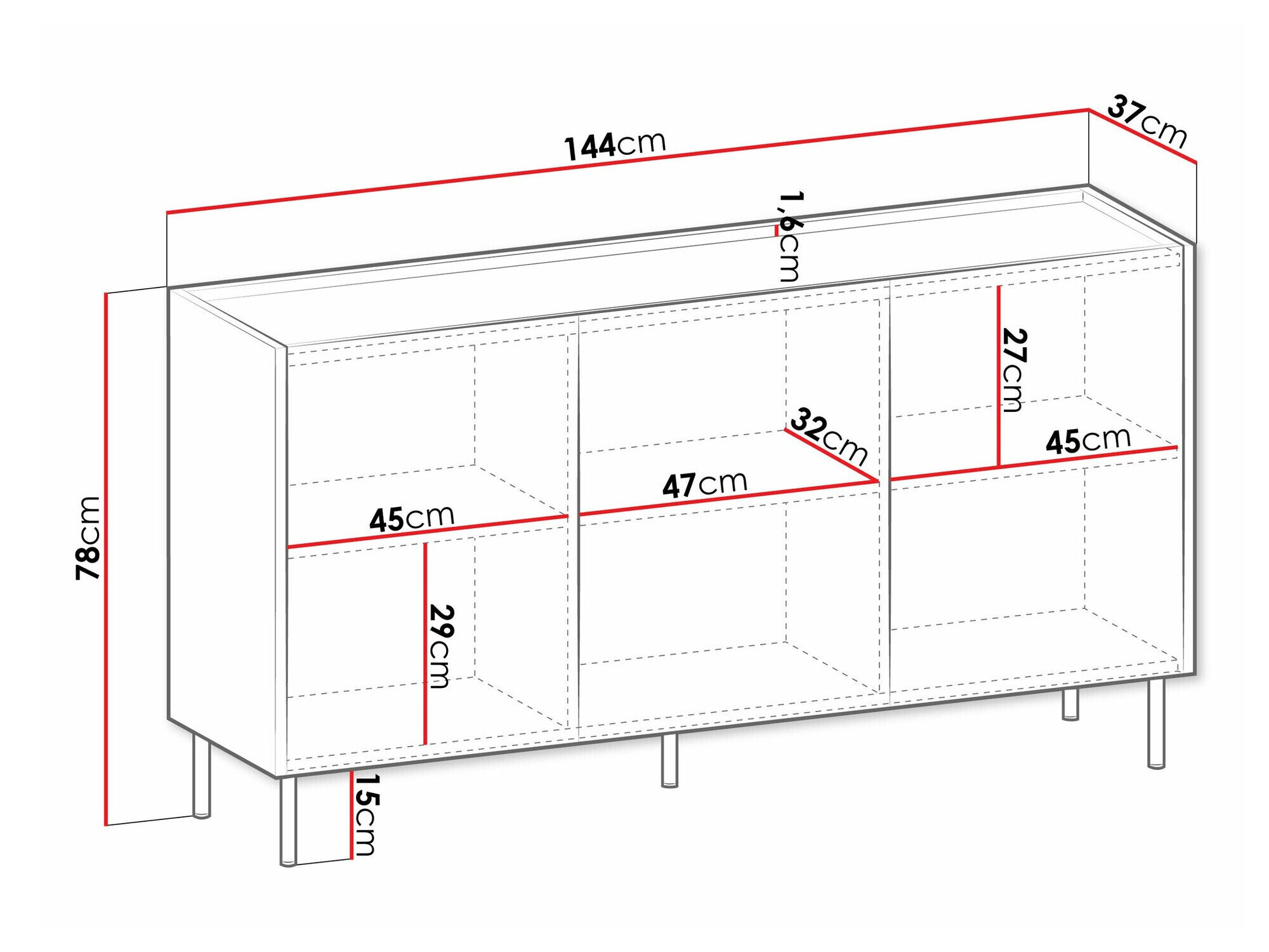 Skænk Comfivo Belviro