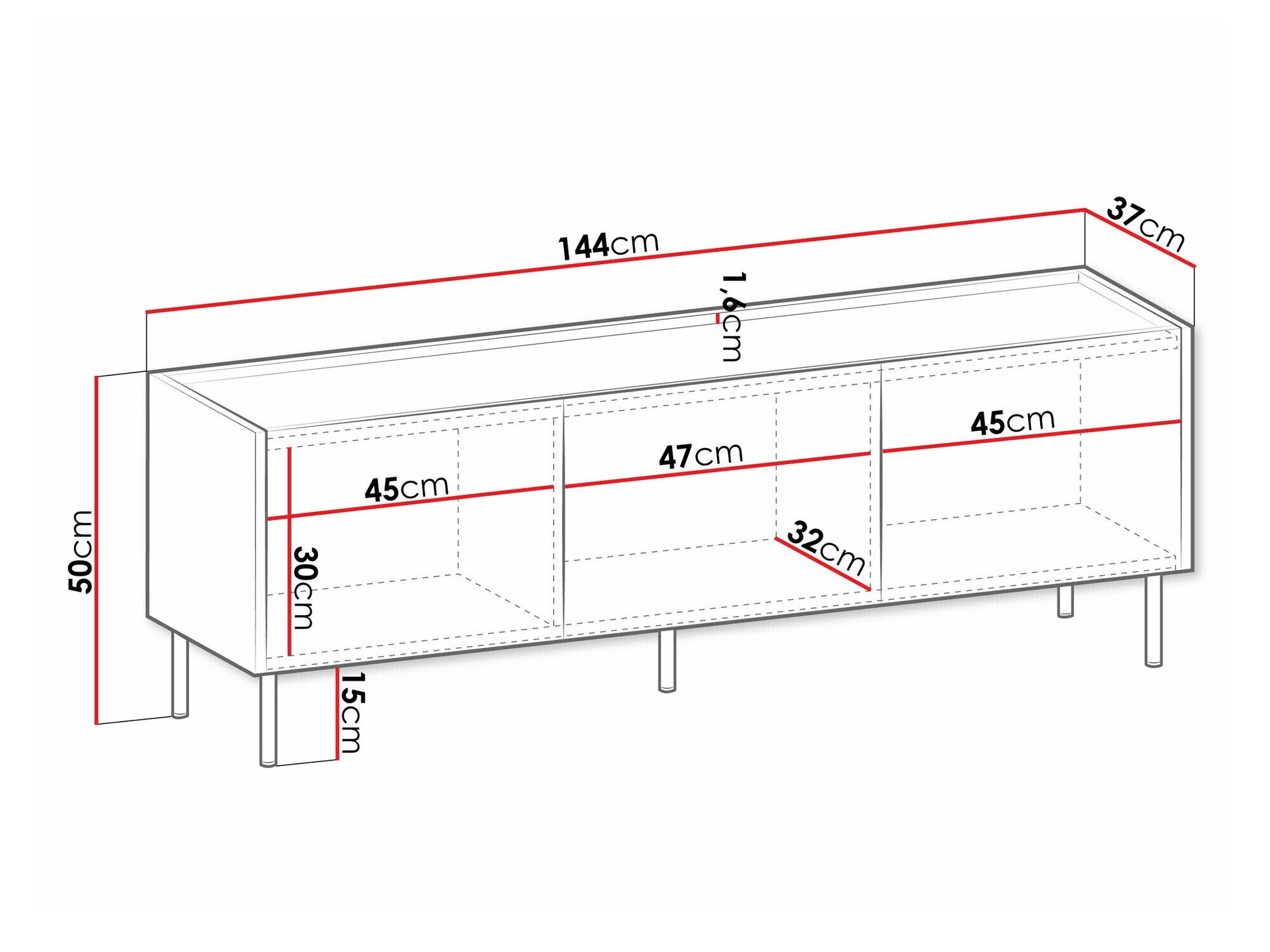 TV-bord Comfivo Belviro