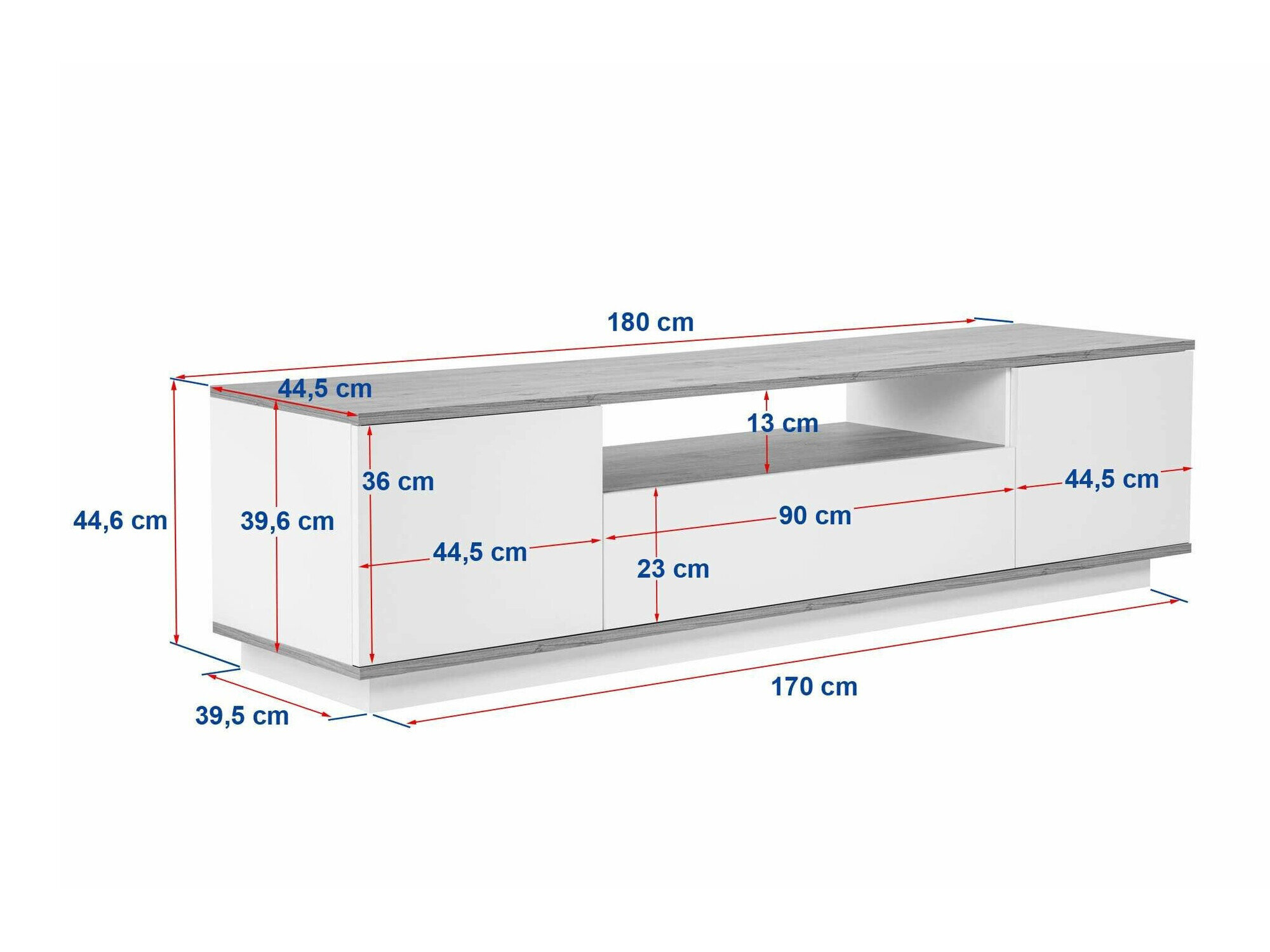 Mueble TV Kailua 2405 (Antracita)