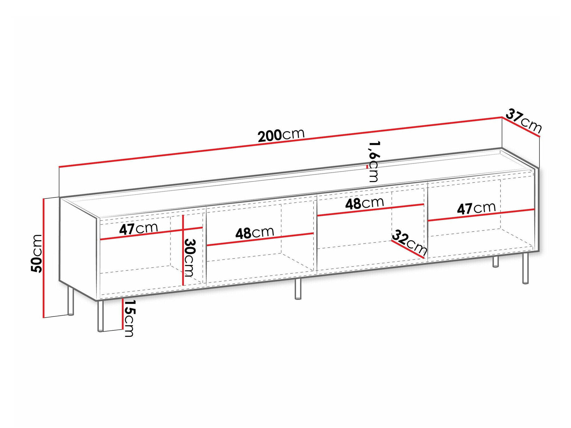 TV-bord Comfivo Belviro 104