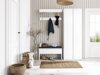 Kledingkast Lorcama 104 (Wit)