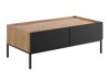 Salontafel Lunole 104 (Artisan eiken + Zwart)