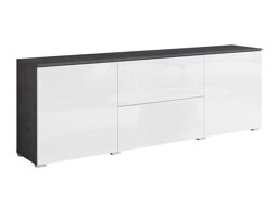 TV-alus Mirfivo 104 (Matera hall + Läikiv valge)