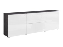 TV-alus Mirfivo 104 (Matera hall + Läikiv valge)