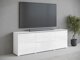 TV-meubel Mirfivo 104 (Wit + Glanzend wit)