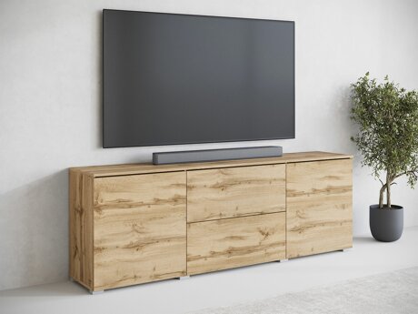 TV-meubel Mirfivo 104 (Wotan eik)